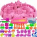 6 pounds three colors Kinetic Sand with three molds